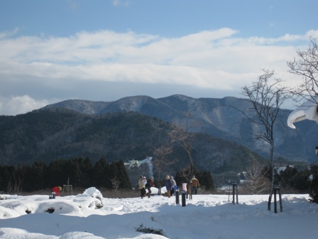 雪のある休日・・ぶらり家の周辺