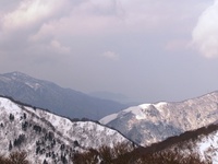 山頂から眼下・・マキノ町