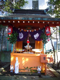 初午に稲荷祭典