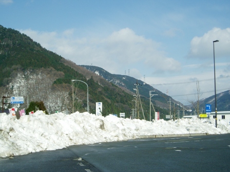 お正月らしく・・雪模様