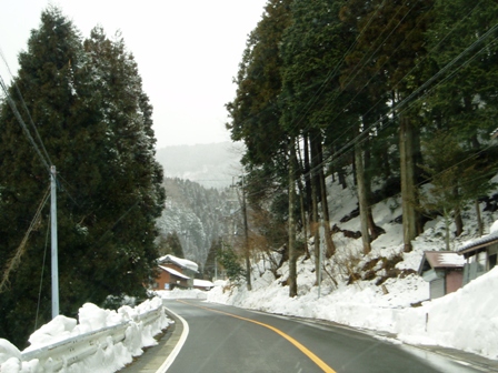 午後の高島市内・・山間部