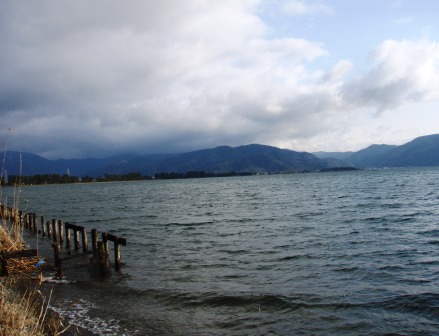 3月最後の琵琶湖・朝