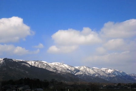 青い晴れでしたが・・