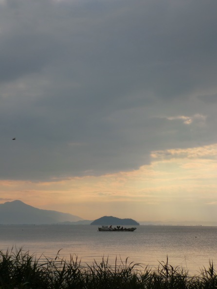 今朝の琵琶湖･･風景