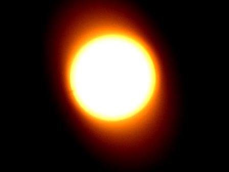 朝の月、朝の金星、朝の琵琶湖