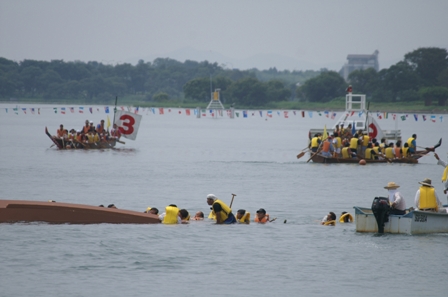 第20回　西びわ湖ペーロン大会開催でした。