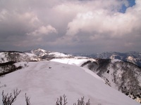 山頂から眼下・・マキノ町