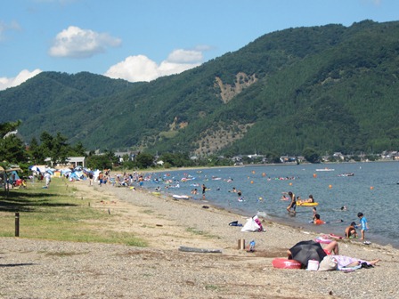 残暑の琵琶湖風景・・まだ夏
