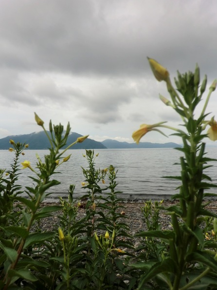 秋の曇り空･･琵琶湖