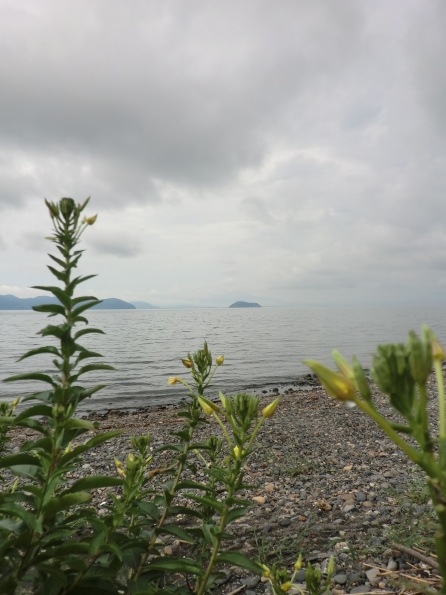秋の曇り空･･琵琶湖