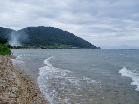八月終わりの・・高島市内