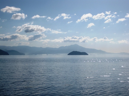 琵琶湖岸・・朝風景ですが・・