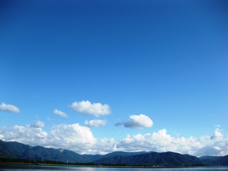 琵琶湖岸・・朝風景ですが・・