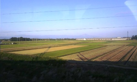 10月20日の夕方・・湖西線車窓から