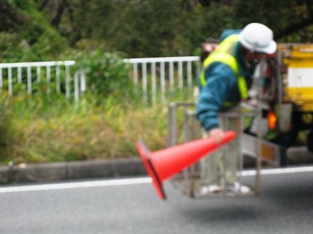 びわ湖大学駅伝・マキノ町通過
