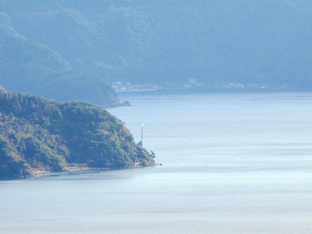 箱館山林道から・・琵琶湖を眺め