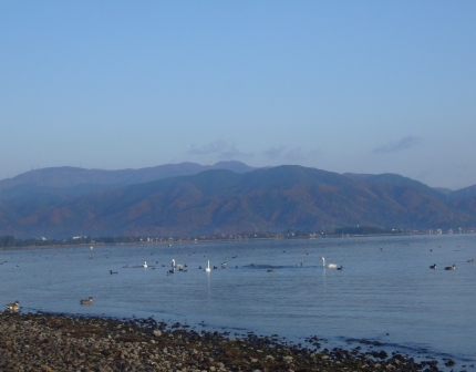 びわ湖の朝も１２月１日