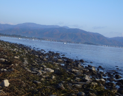 びわ湖の朝も１２月１日