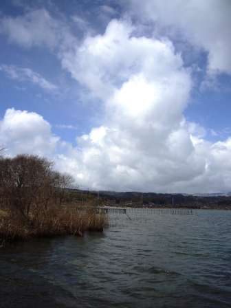 お昼快晴・びわ湖岸