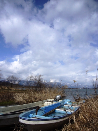 お昼快晴・びわ湖岸