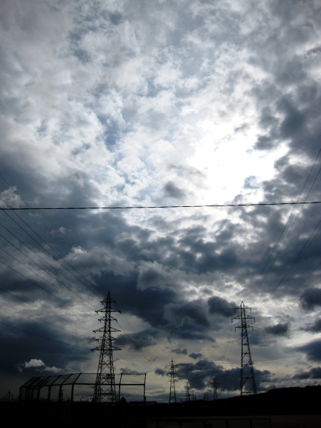 お昼の空～