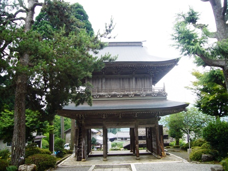 ひっそり佇む・山門・常栄禅寺・マキノ町