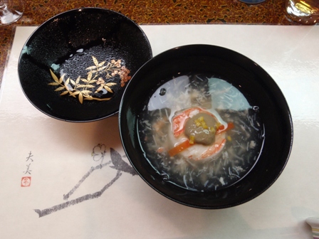 湖里庵さんでお食事をいただく