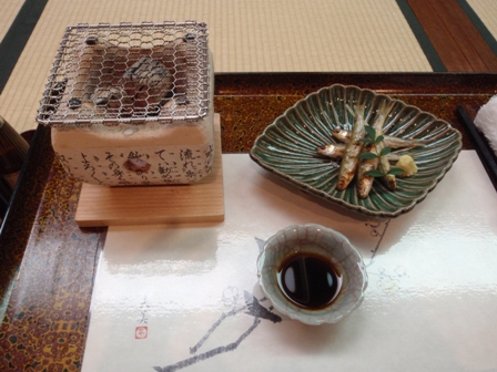 湖里庵さんでお食事をいただく