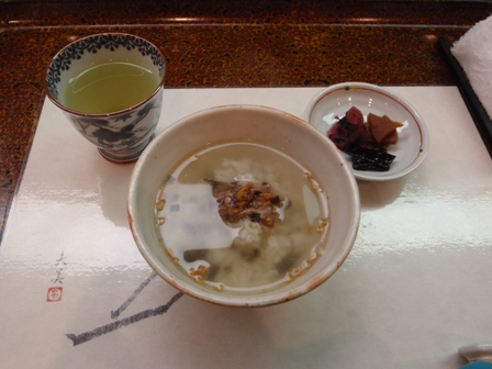 湖里庵さんでお食事をいただく