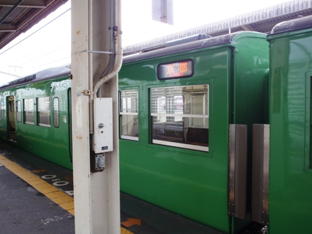 JR湖西線・・・近江今津駅から