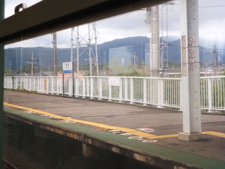 JR湖西線・・・近江今津駅から