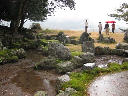 朽木、名刹、興聖寺、雨に紅葉