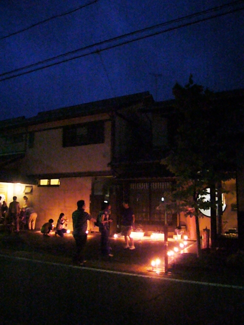 キャンドルナイト2008夏至・大與蝋燭店