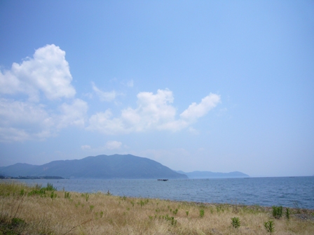 びわ湖は夏のようでした。