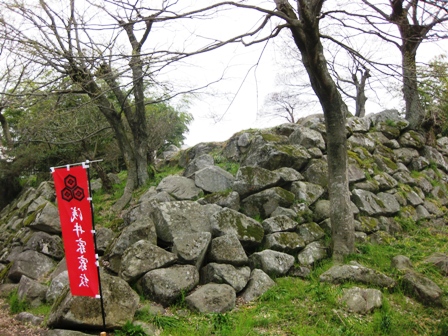 大溝城跡へ・・