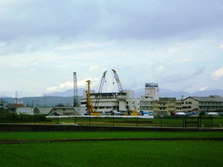 高島病院・・新築工事中