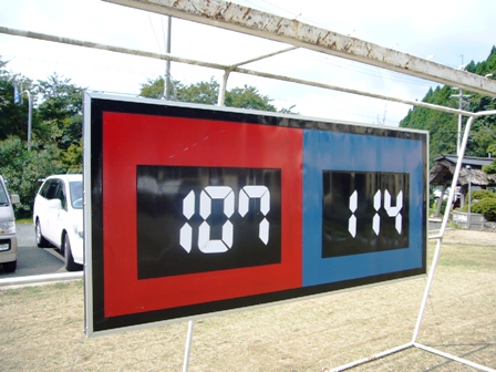児童数２５名の運動会