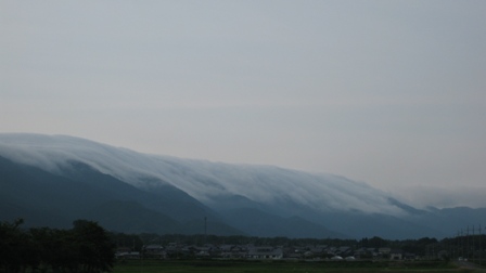 夕方の雲海