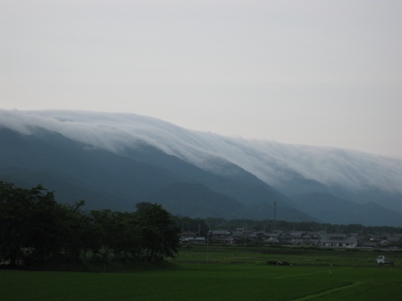 夕方の雲海