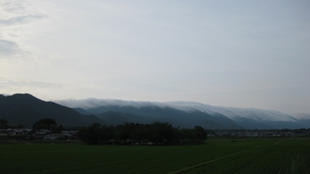 夕方の雲海