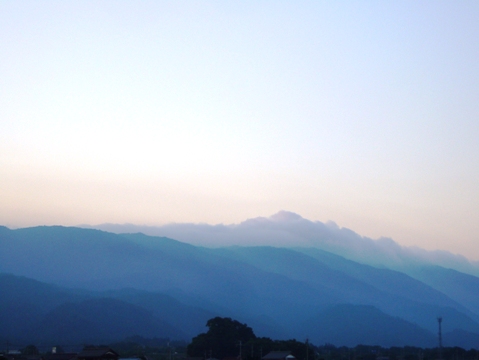 初秋の夕暮れ