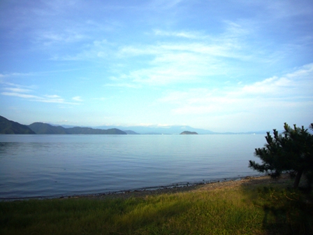 夕暮れ間近・びわ湖・６月２４日