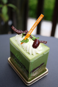 お抹茶のケーキ