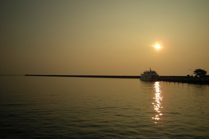 夕日