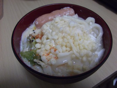 ･･･そしてミルクうどん♪