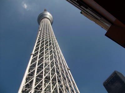 一緒に見上げた東京の空。