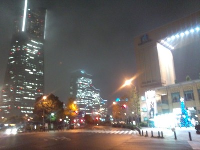 雨上がりの夜空に…♪