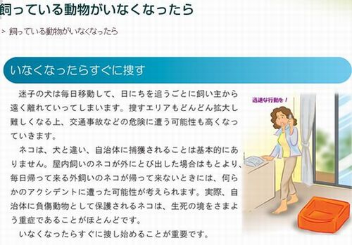 環境省再飼育支援・迷子になってしまったら