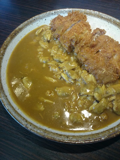 手仕込チキンカツカレープラスたっぷりあさり＠coco壱番屋