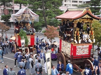 大津祭のボランティア